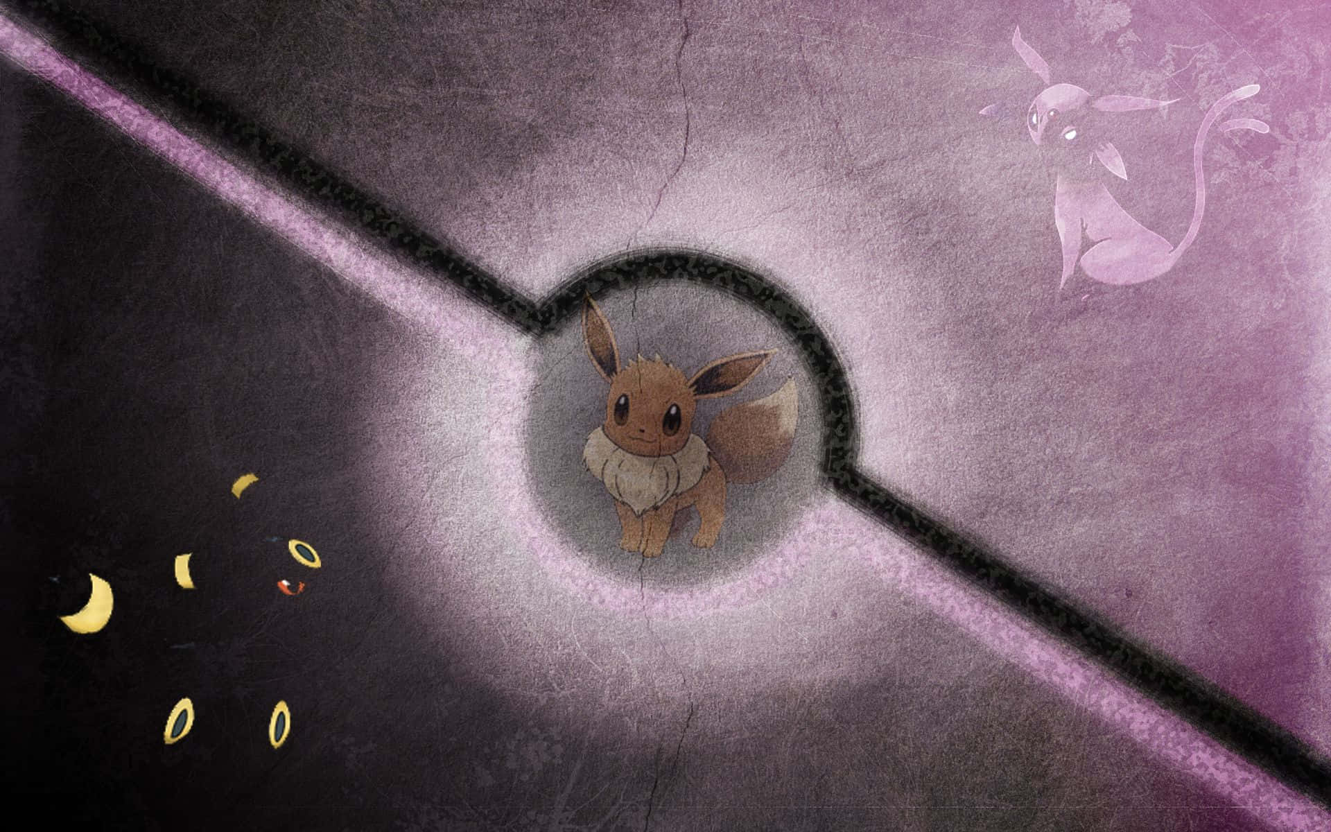 Denbedårande Pokemon Eevee. Wallpaper