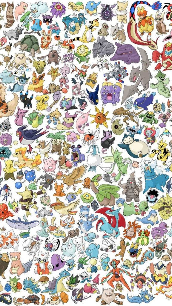 Pokémon Famosos Da Geração I Para Iphone Papel de Parede
