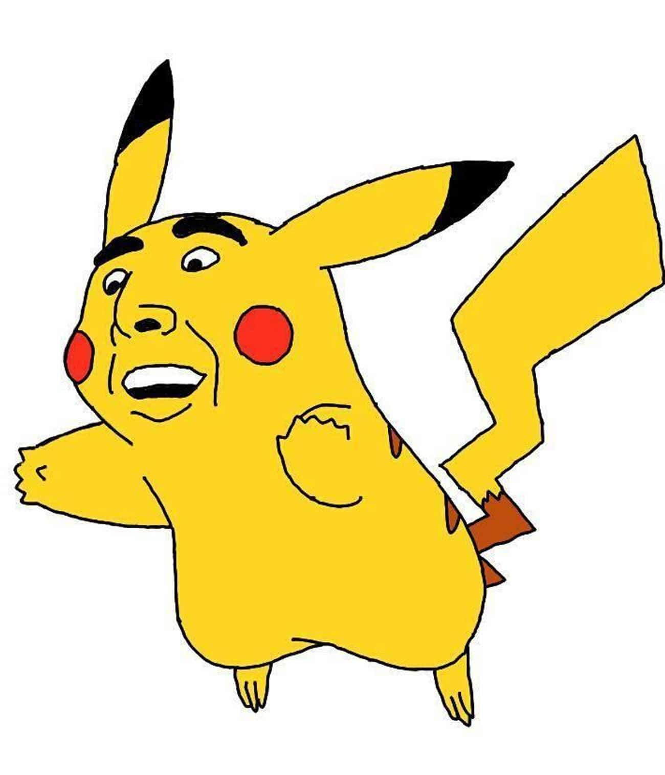 Pikachu Laughing Mischievously