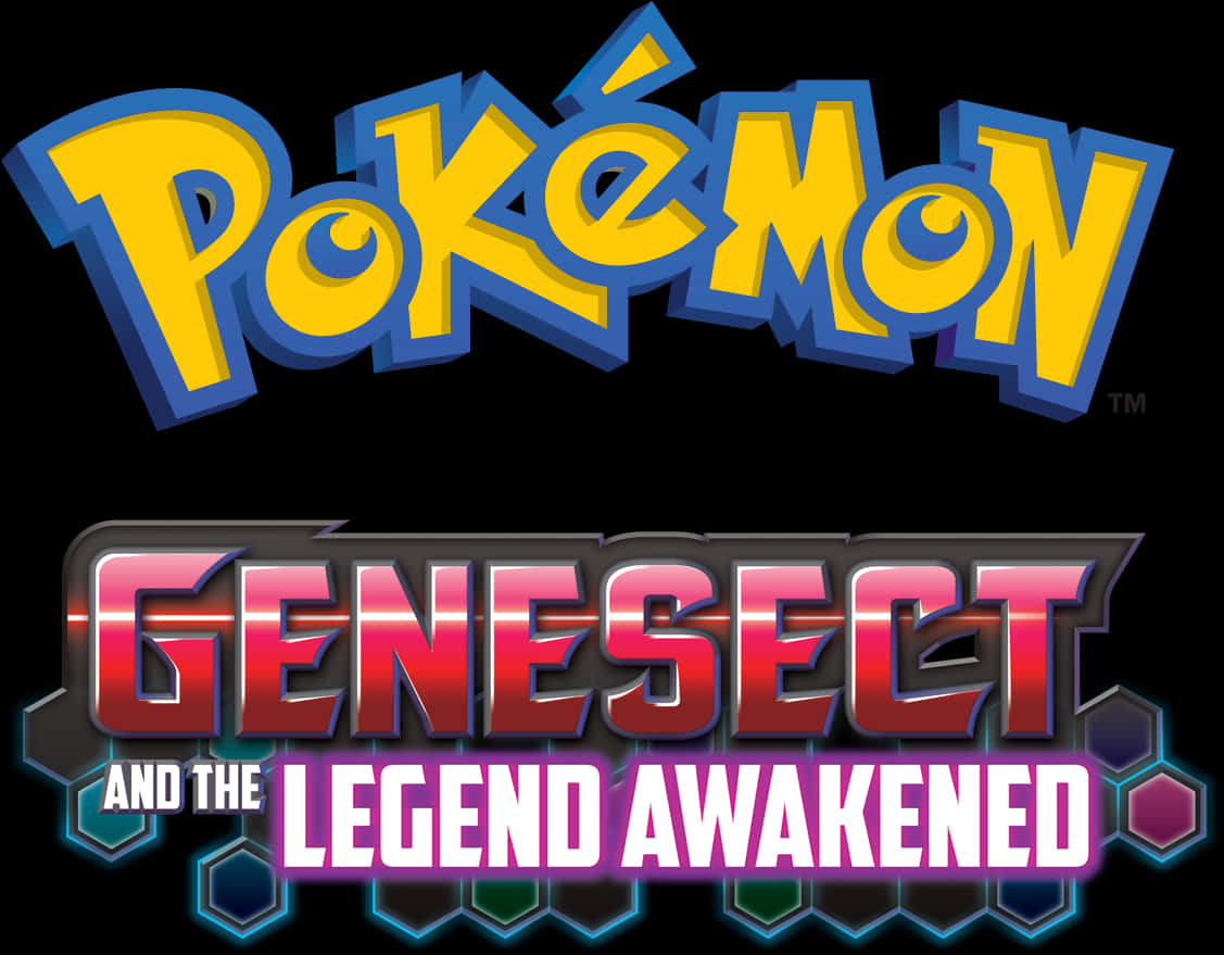 Pokemon Genesect Legend Awakened Logo PNG