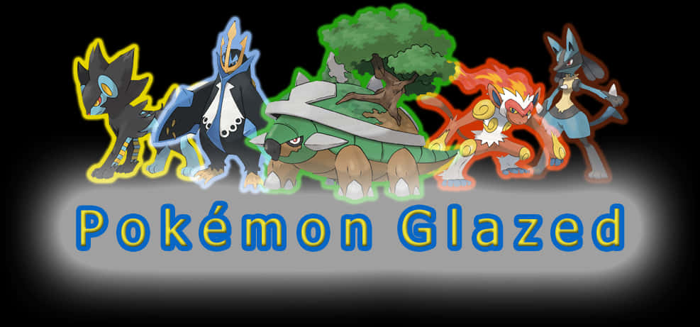 Pokemon Glazed Legendary Team PNG