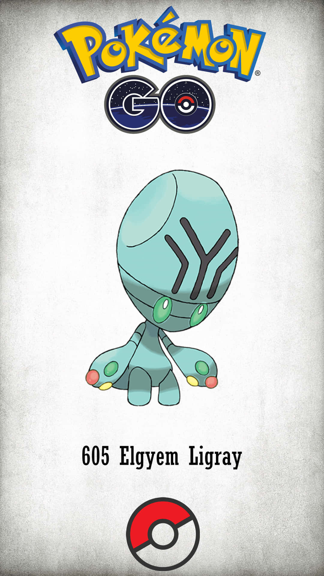 Pokémon Go Character Elgyem Wallpaper