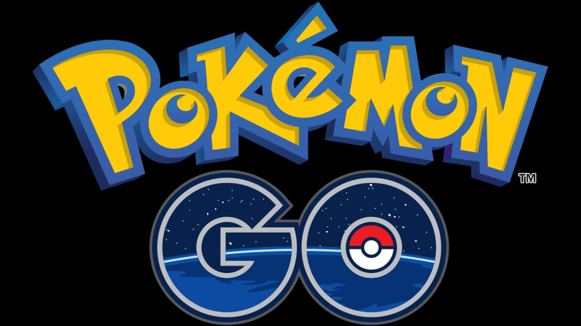 Pokemon Go Logo With The Words Pokemon Go Wallpaper