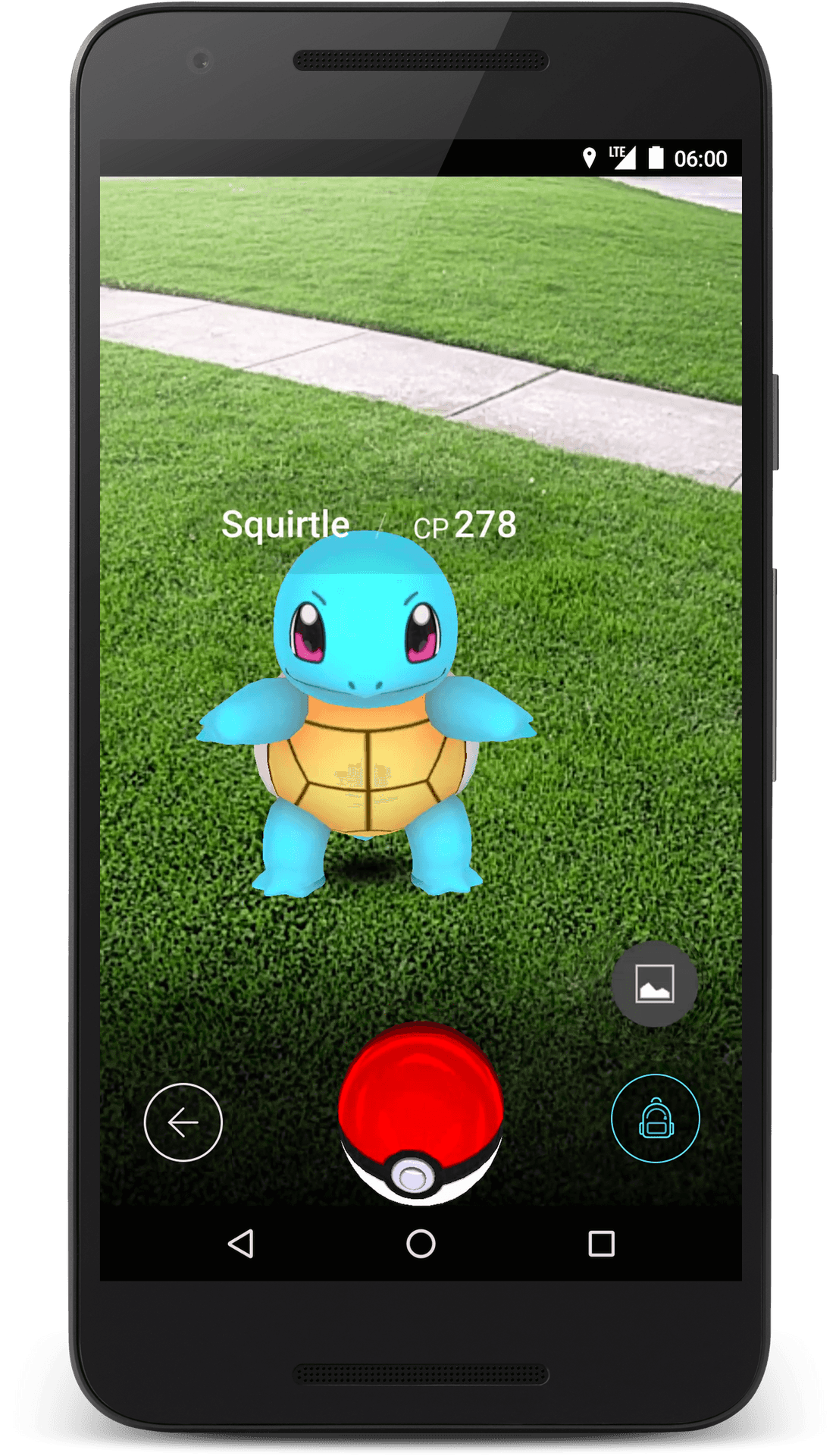 Pokemon Go Squirtle Encounter PNG