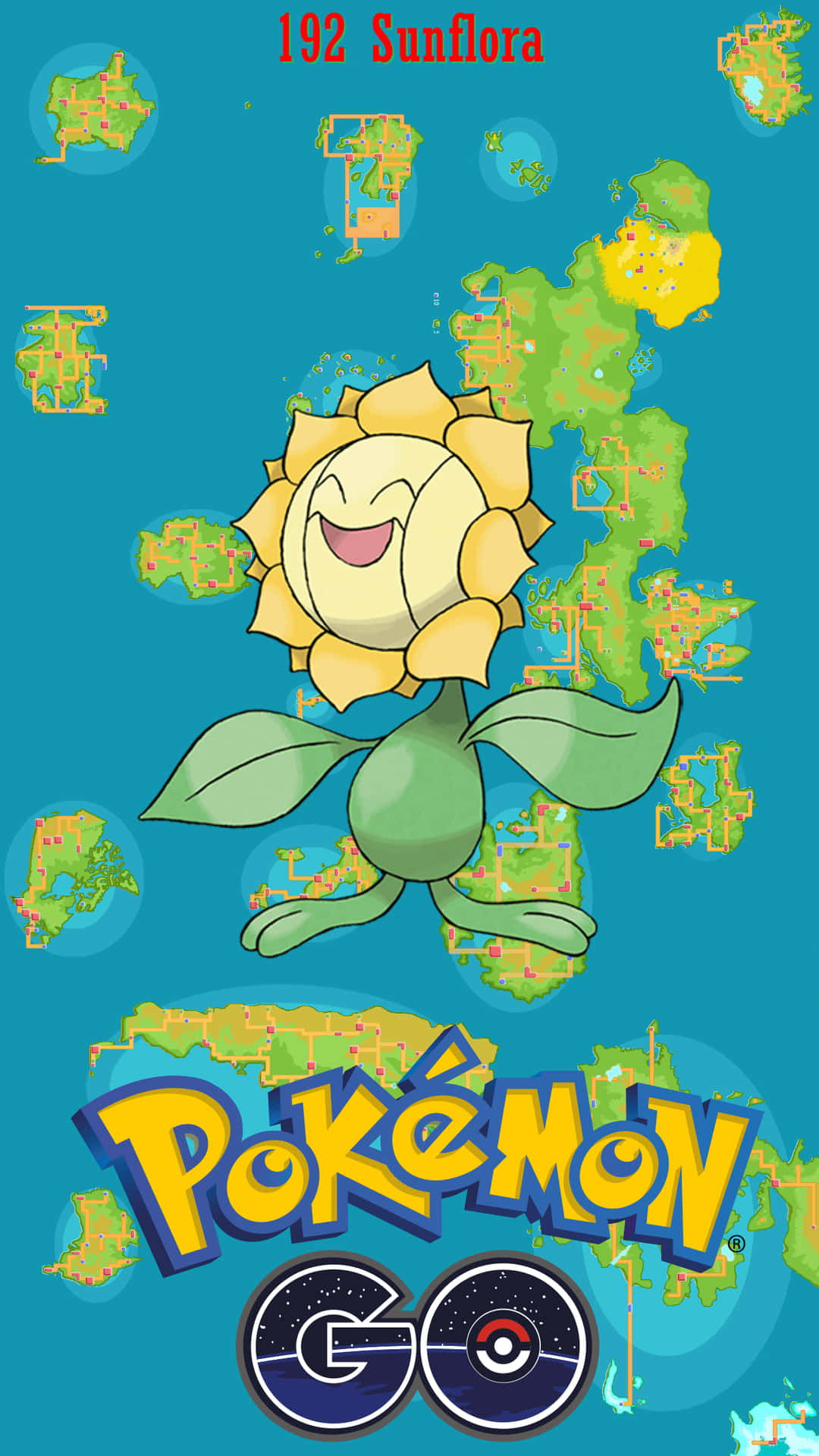 Pokémongo Sunflora Fondo de pantalla