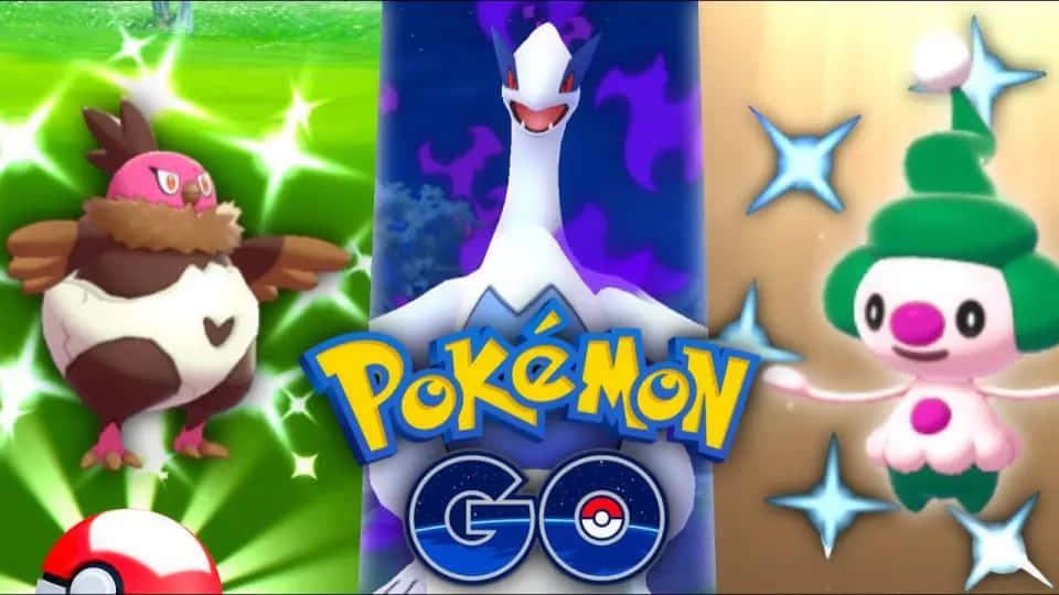 Pokémon Go Vullaby Lugia And Mime Jr. Wallpaper
