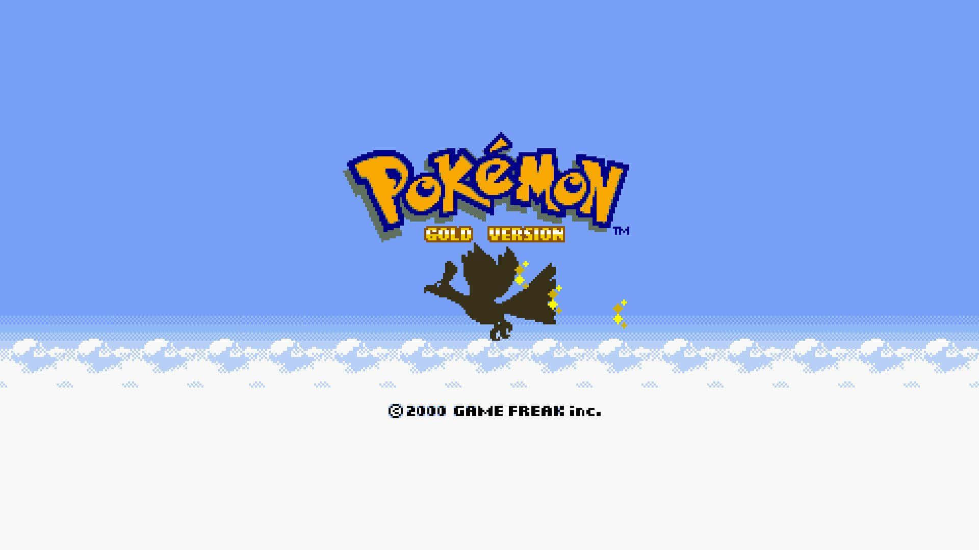 Pokemon Gold Version Title Screen Wallpaper