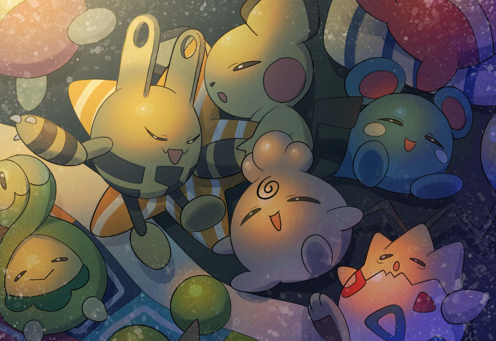 ¡celebrahalloween Con Tus Pokemon Favoritos! Fondo de pantalla