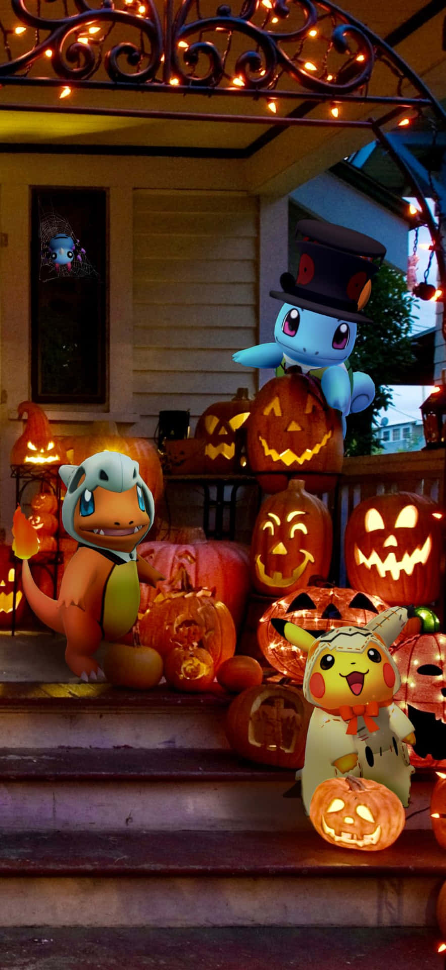 Celebrazionedi Halloween Pokémon Sfondo