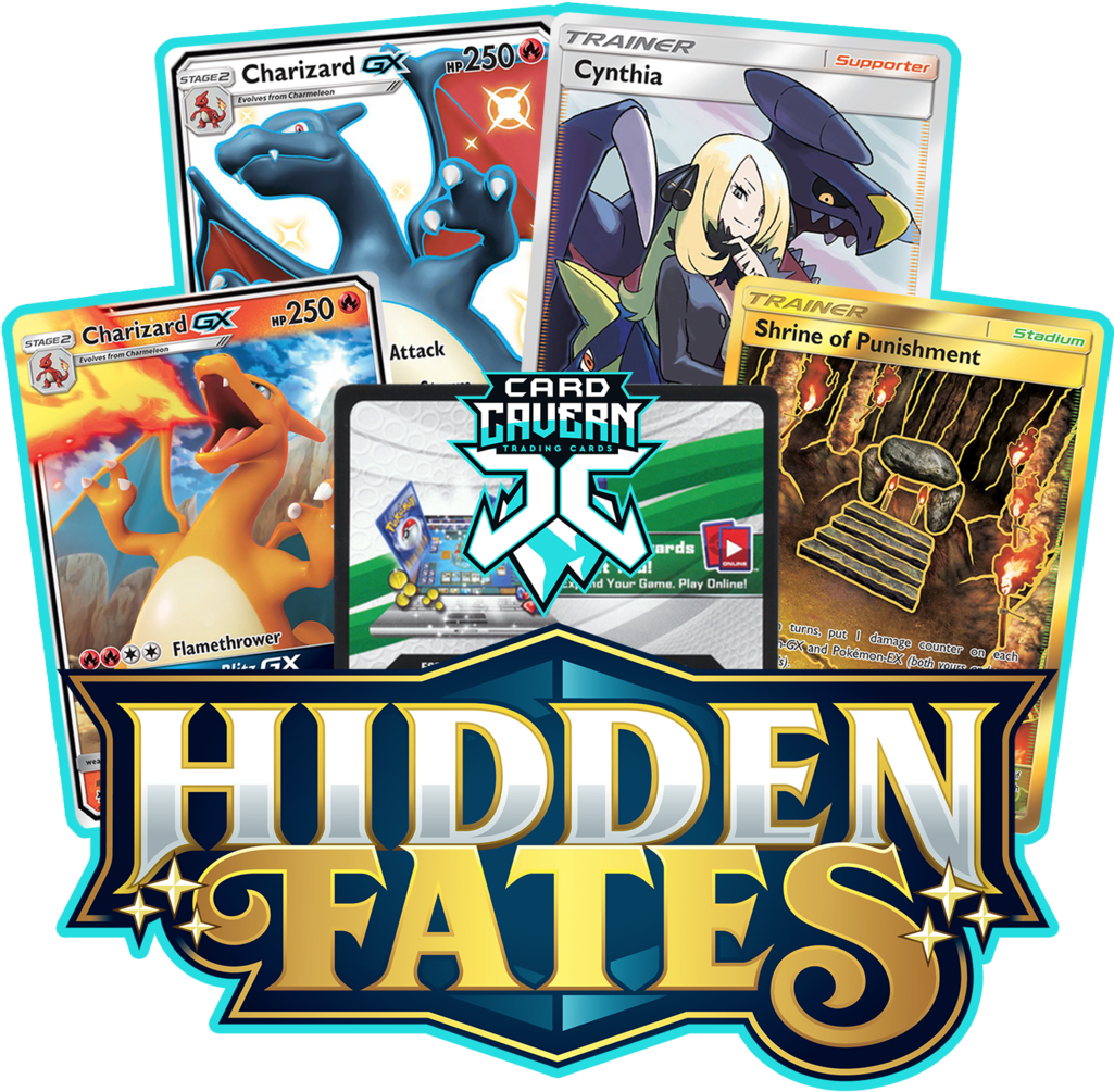 Pokemon Hidden Fates Expansion Cards PNG