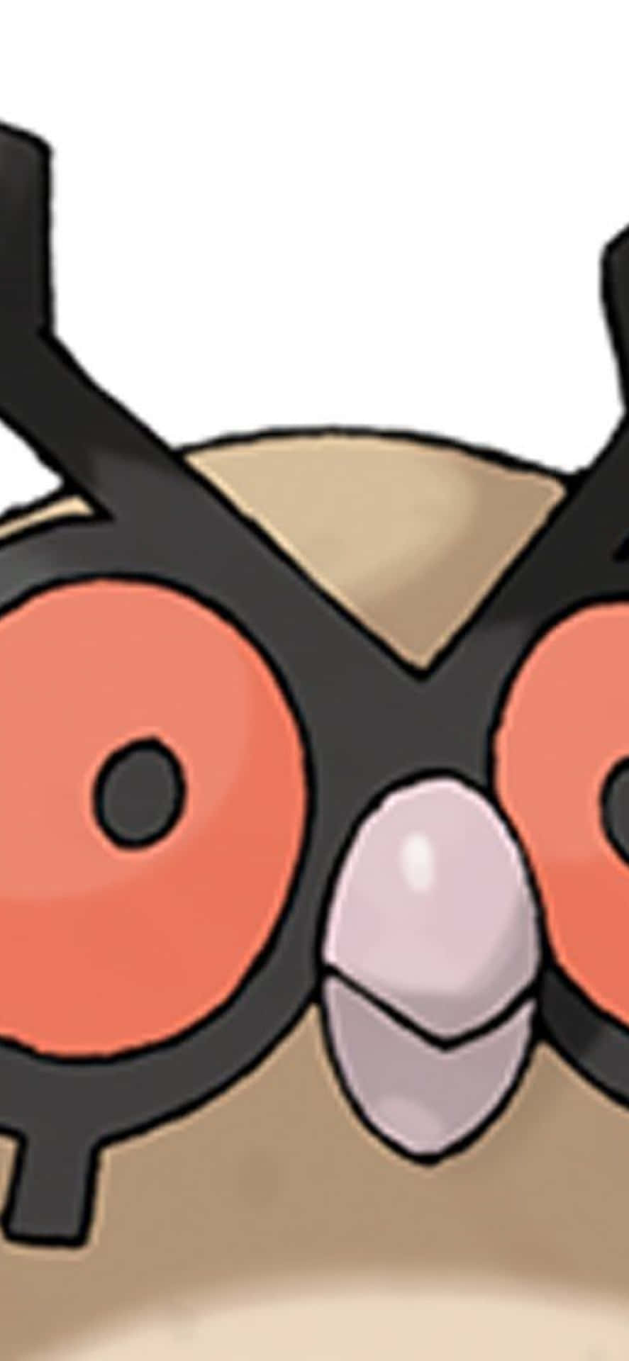 Pokémonhoothoot De Perto, Vista De Frente - Papel De Parede Para Computador Ou Celular. Papel de Parede