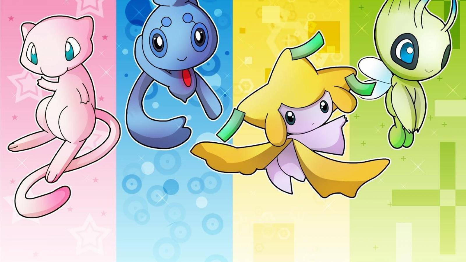 Pokémon Jirachi Collage Wallpaper