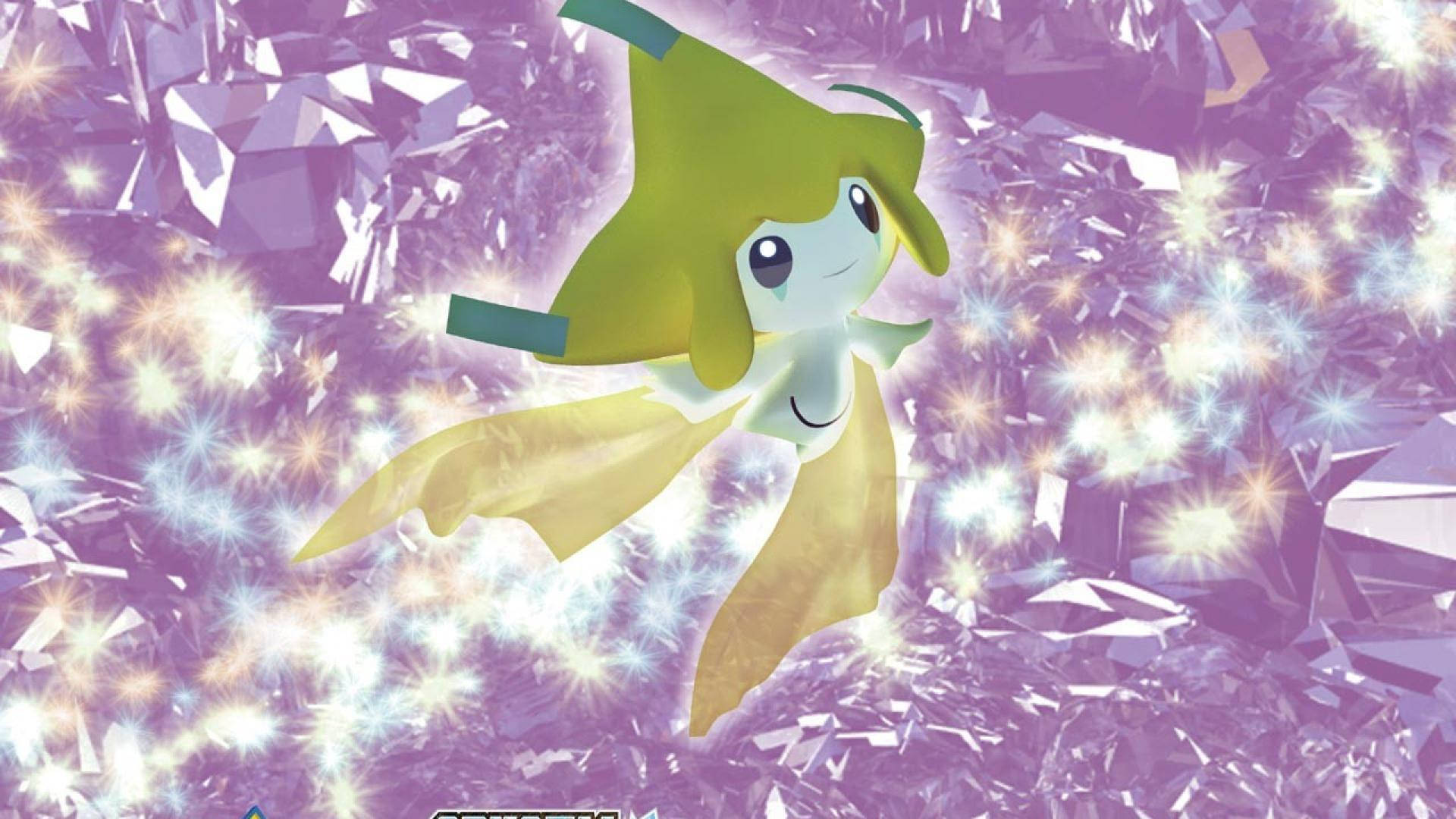 Pokémonjirachi Cristal Morado Fondo de pantalla