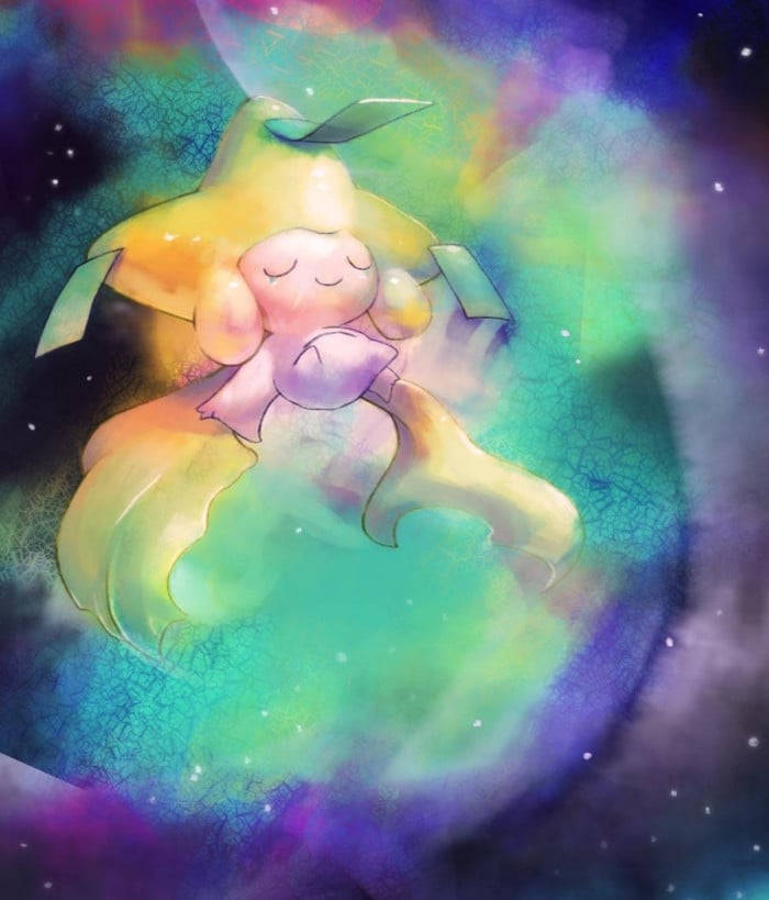 Pokémon Jirachi Sleeping Wallpaper