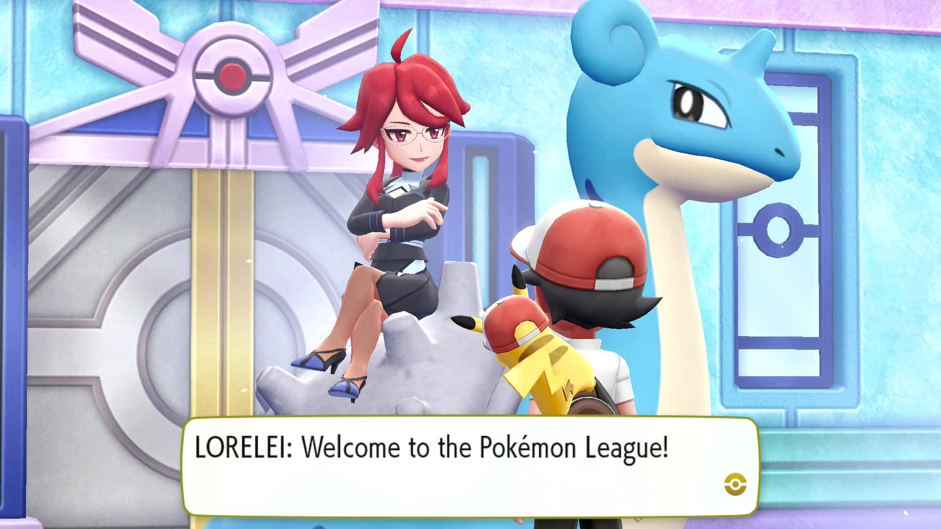 Gotta Catch 'Em All at the Pokemon League! Wallpaper