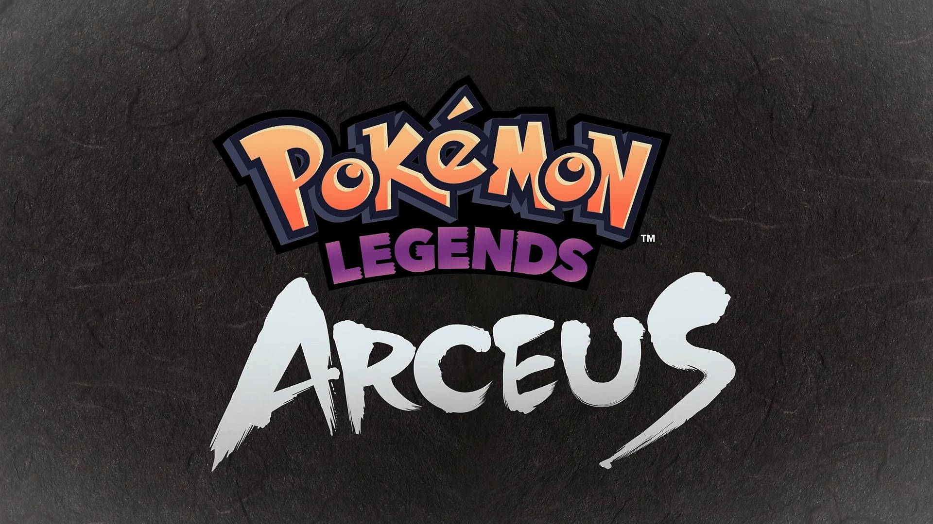Pokemon Legends Arceus Title Wallpaper