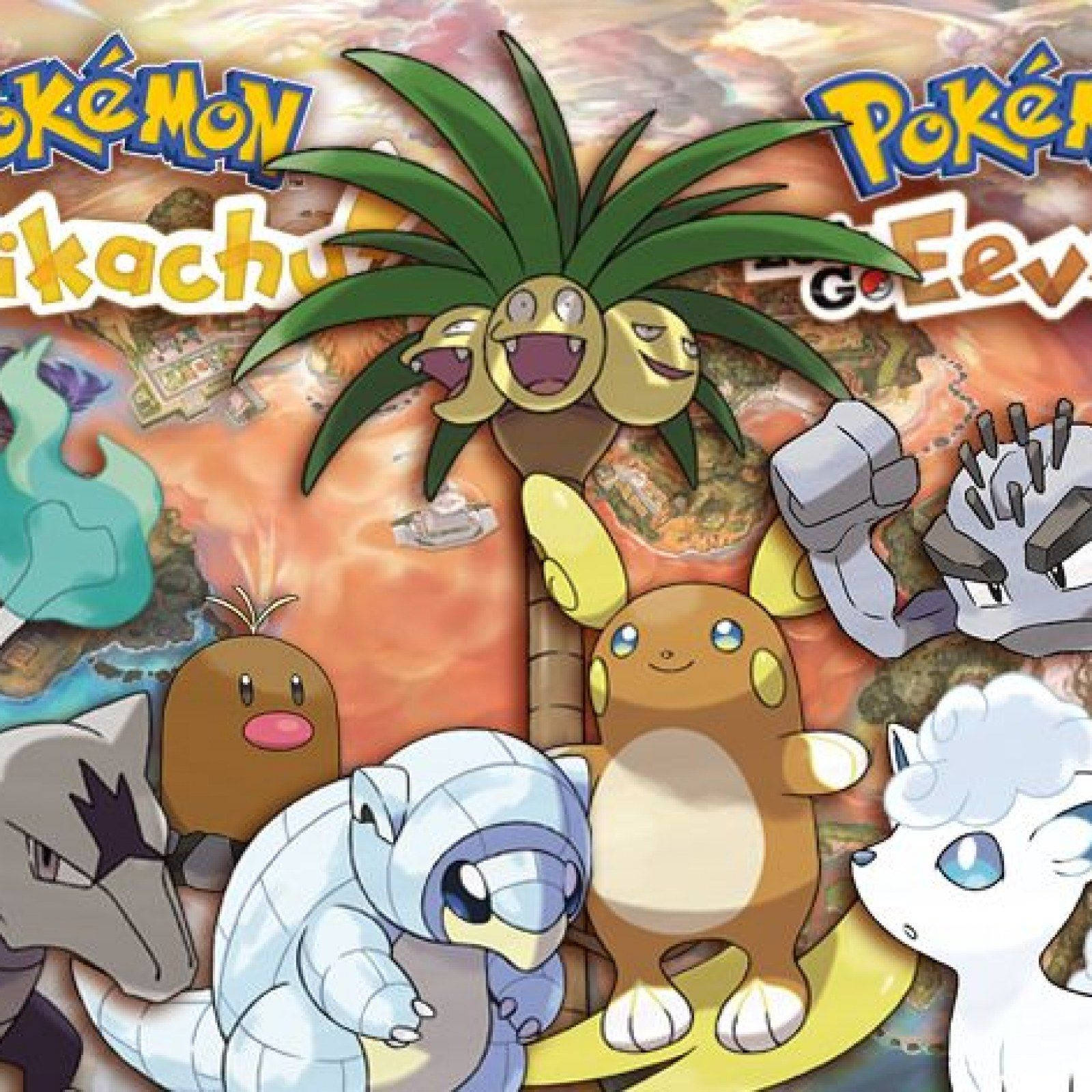 Pokémon Legender Diglett Blandt Andre Tapet Wallpaper