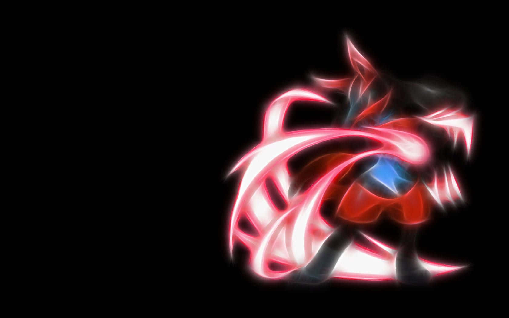Artede Lucario, Fanart En Rojo De Pokémon. Fondo de pantalla