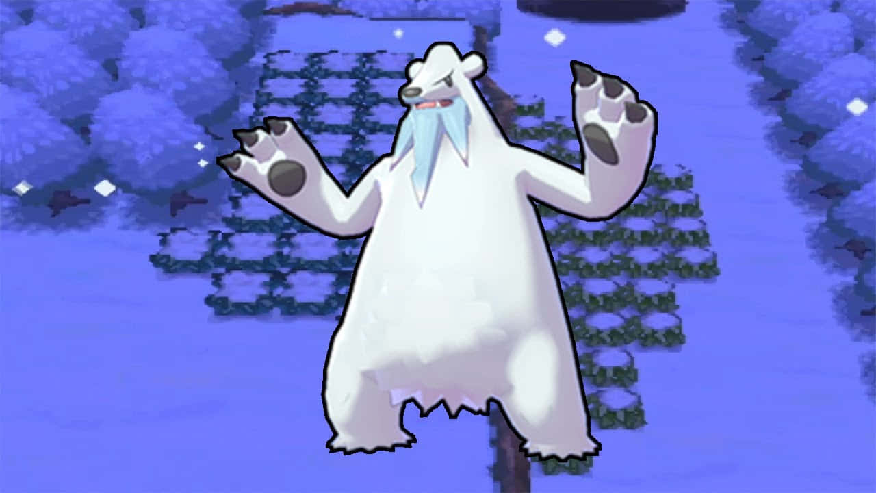 Mapade Pokémon Con Beartic. Fondo de pantalla