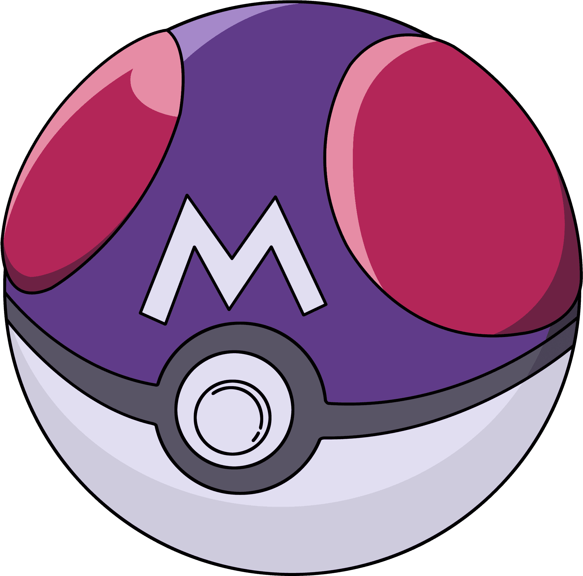 Pokemon Master Ball Illustration.png PNG