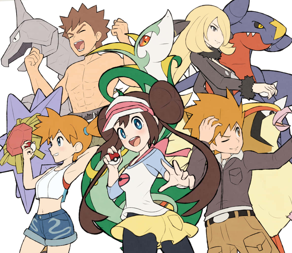 Battle with Powerful Pokémon Masters Wallpaper