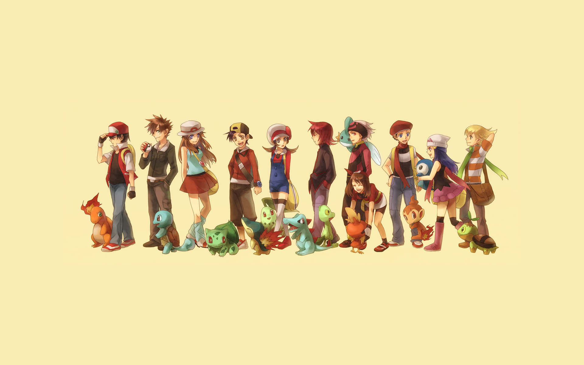 Train to become the ultimate Pokemon Master Wallpaper