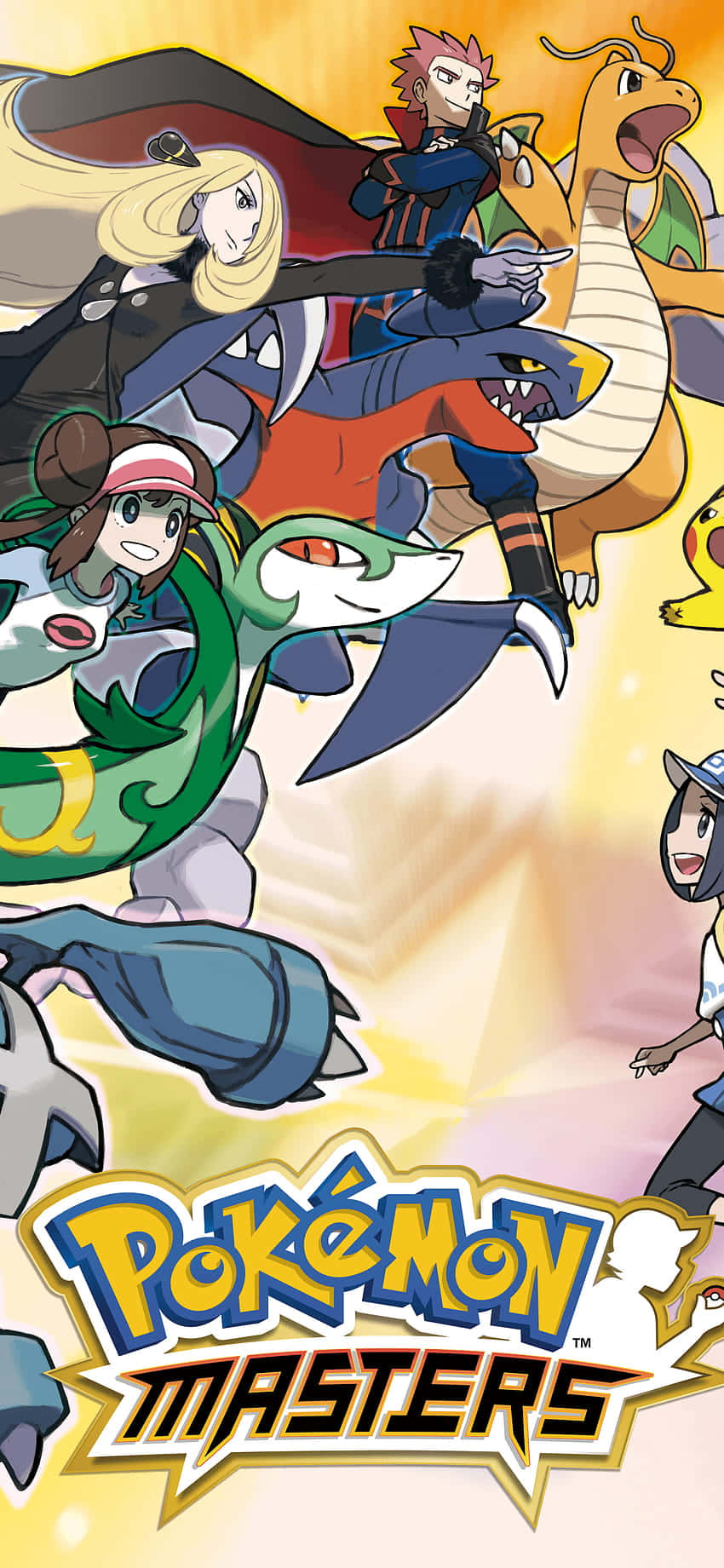 Image  Compete with Trainers Across the World in Pokemon Masters Wallpaper