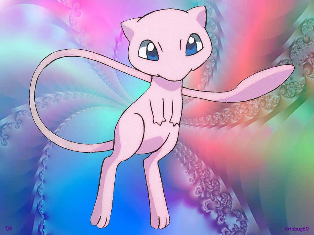 Cute and Charismatic - Meet Mew the Mythical Pokemon Wallpaper