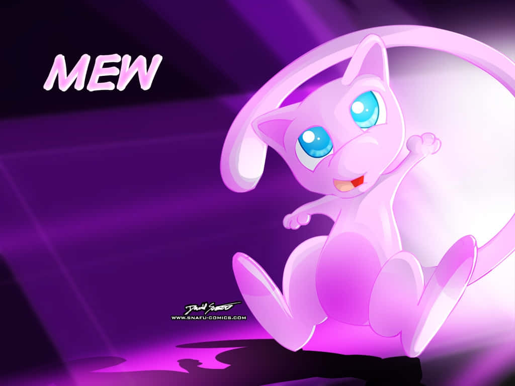 Catch the Mythical Pokemon Mew! Wallpaper