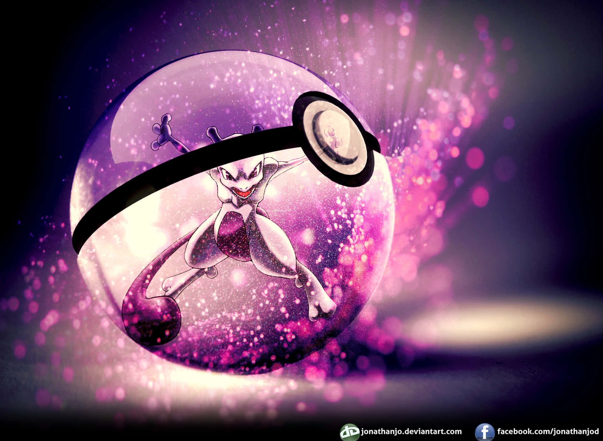 "Catch a Glimpse of the Mythical Pokémon Mew!" Wallpaper