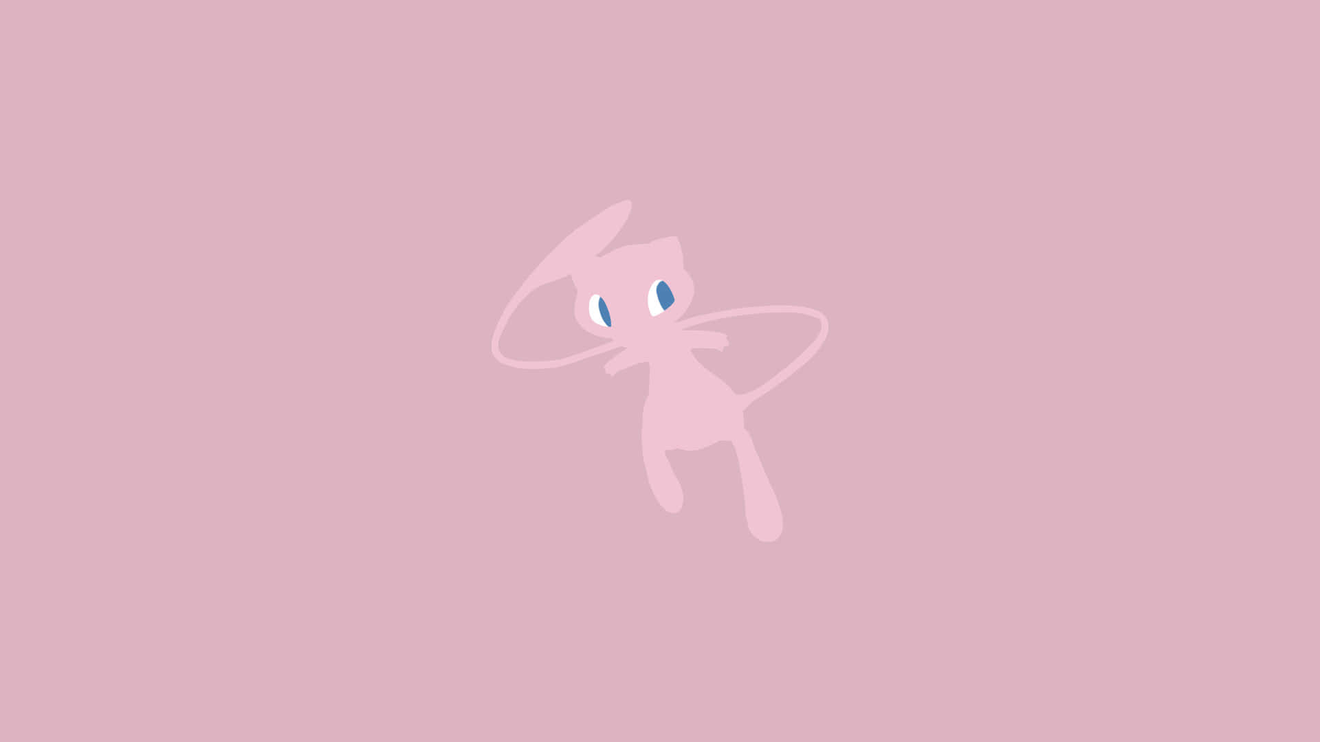 A Pink Cat With A Pink Background Wallpaper