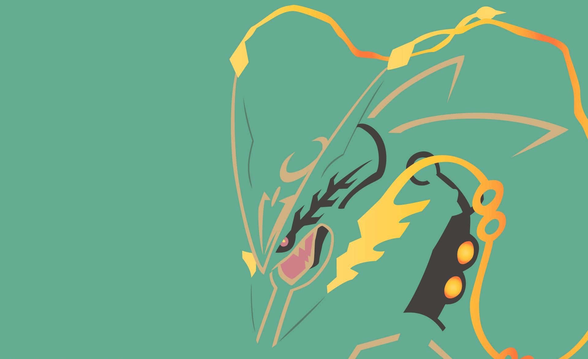 A simplistic depiction of the Pokémon charm. Wallpaper