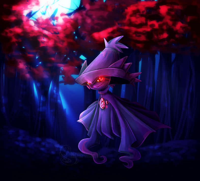 Pokémonmismagius En El Bosque Oscuro Fondo de pantalla