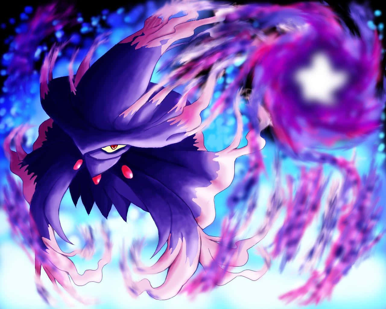 Pokémon Mismagius Purple Energy Ball Wallpaper