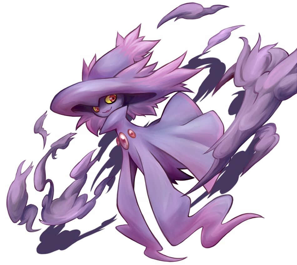 Pokémon Mismagius With Ghost Smoke Wallpaper