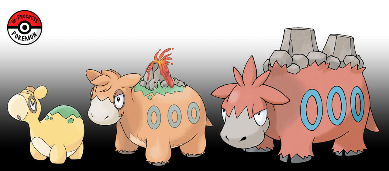 Pokémon Numel Evolution Wallpaper