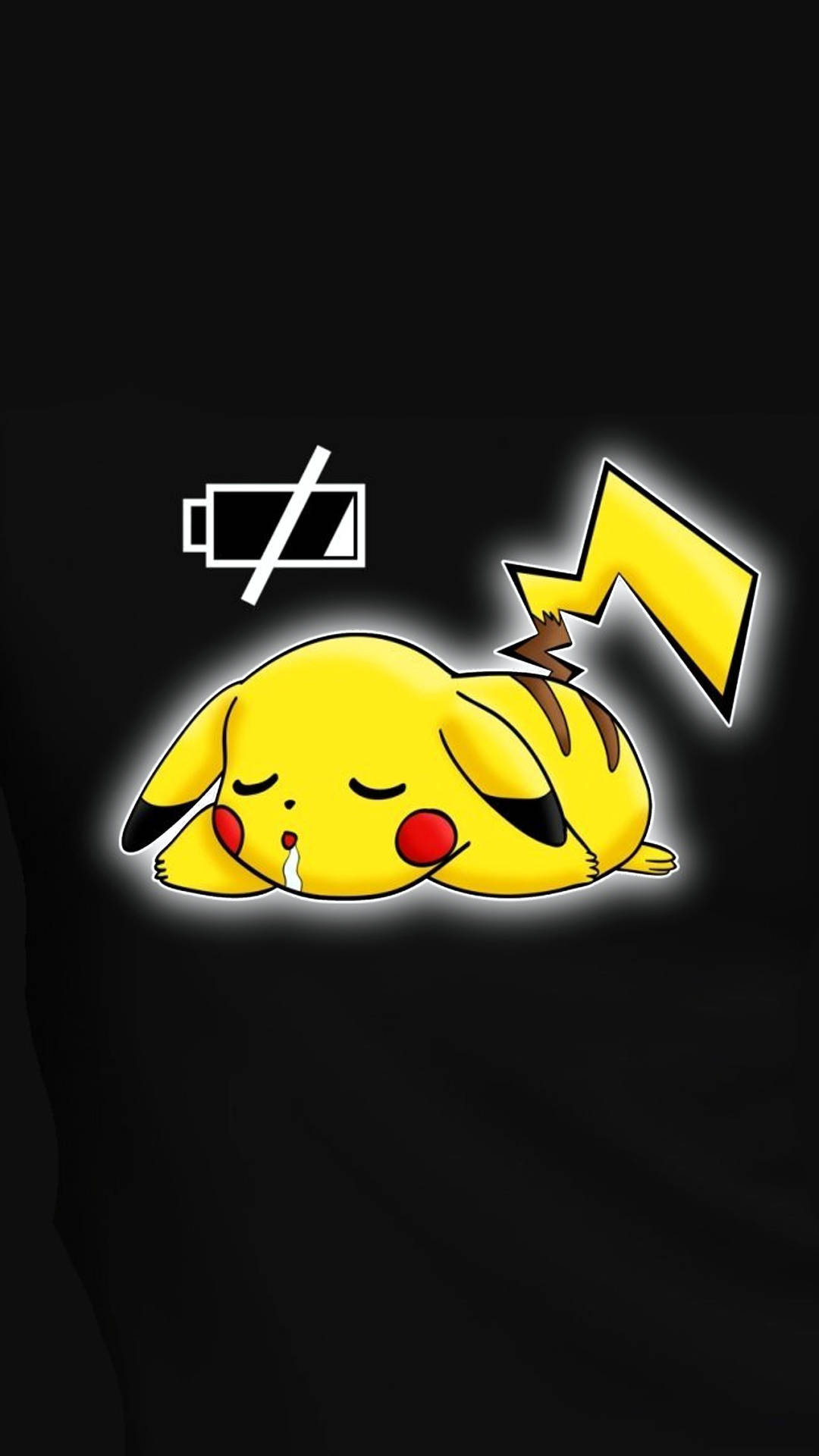 Pokemon Phone Pikachu Low Battery