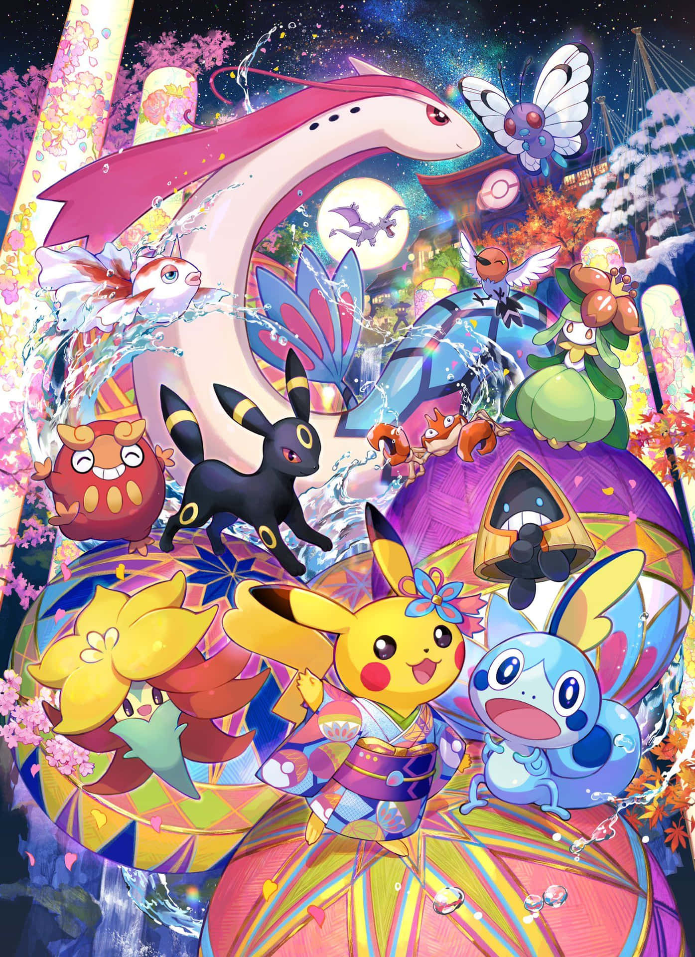 Pikachu and Friends: Celebrating One of the World's Most Iconic Franchises Wallpaper