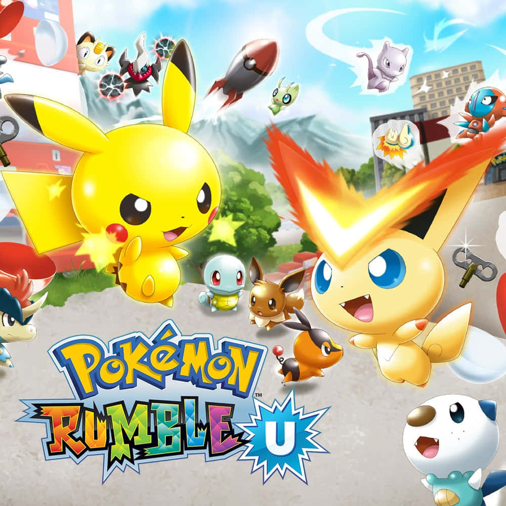 Challenge Yourself and Play Pokémon Rumble Wallpaper