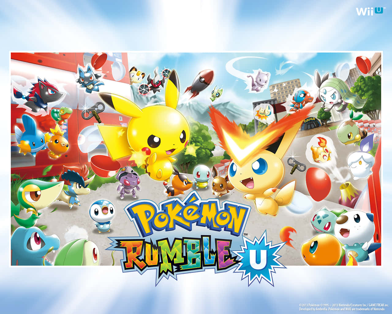 ¡adéntrateen El Salvaje Mundo De Pokemon Rumble! Fondo de pantalla