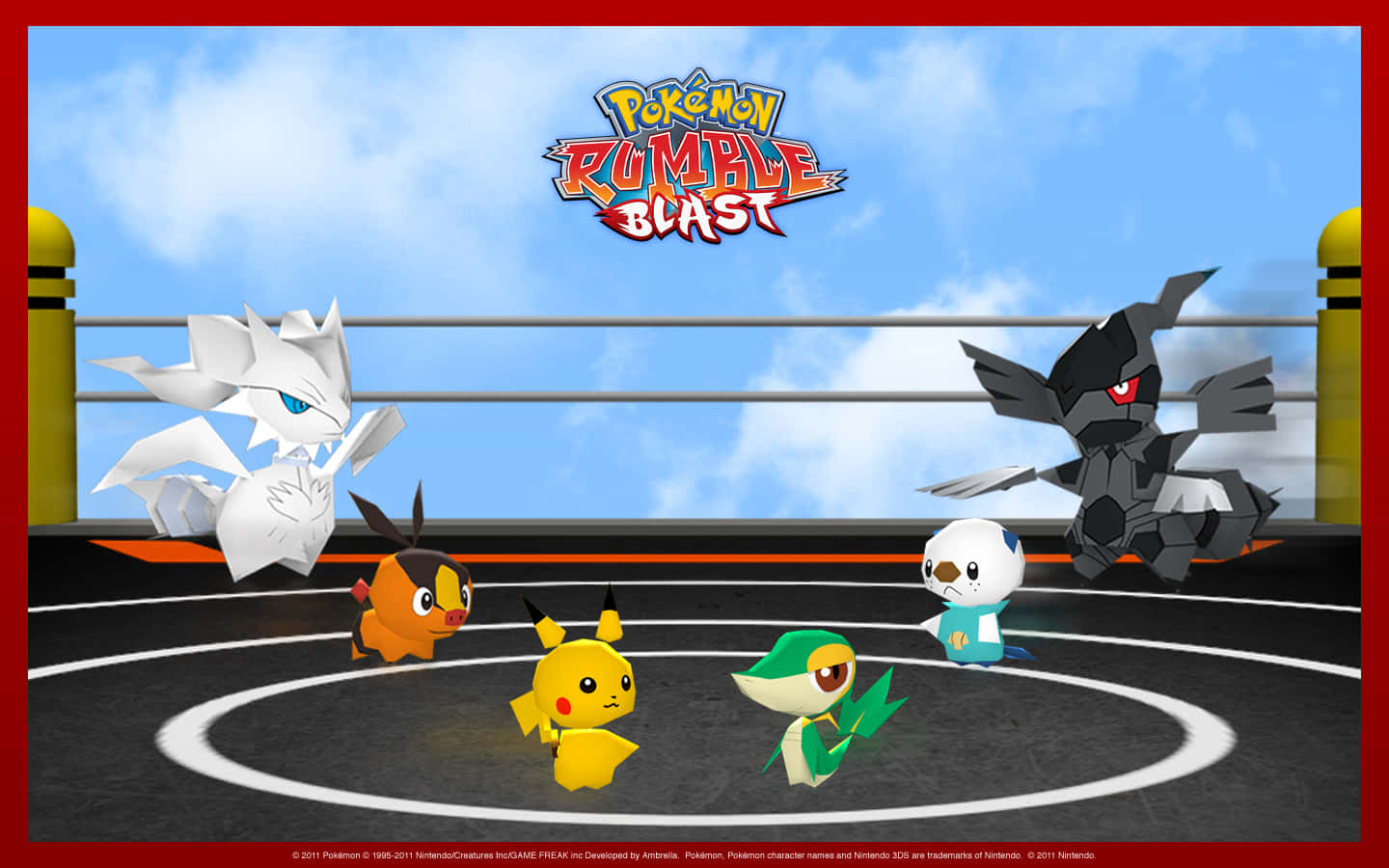 Pokemon Rumble lets you battle and collect powerful pocket monsters! Wallpaper