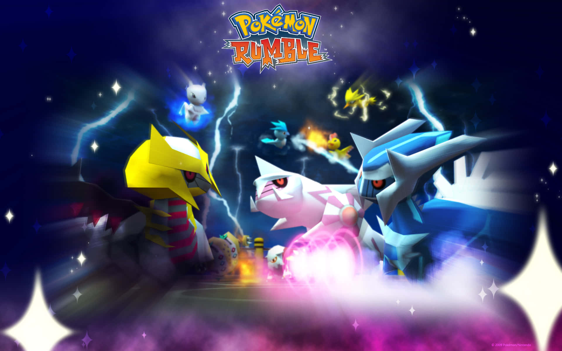Jump Into Adventure With Pokemon Rumble Wallpaper