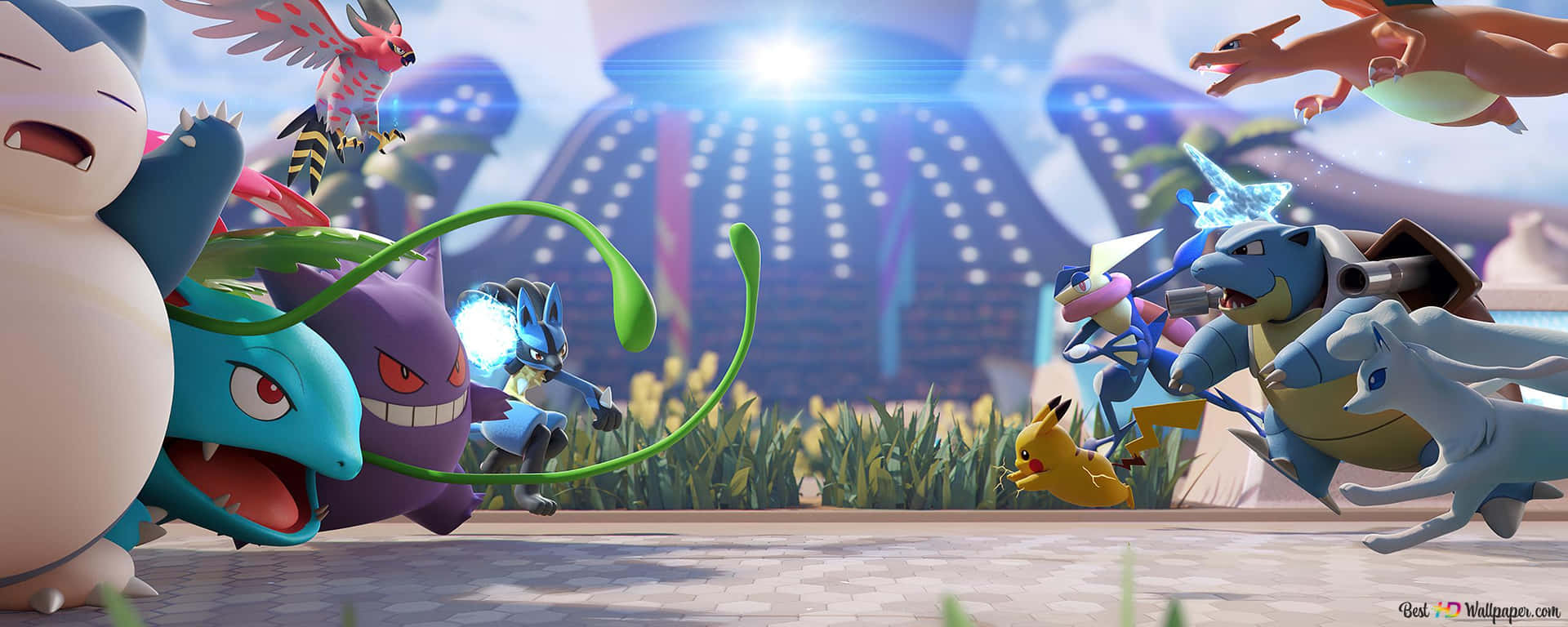 Immerse yourself in the thrilling world of Pokemon Rumble! Wallpaper