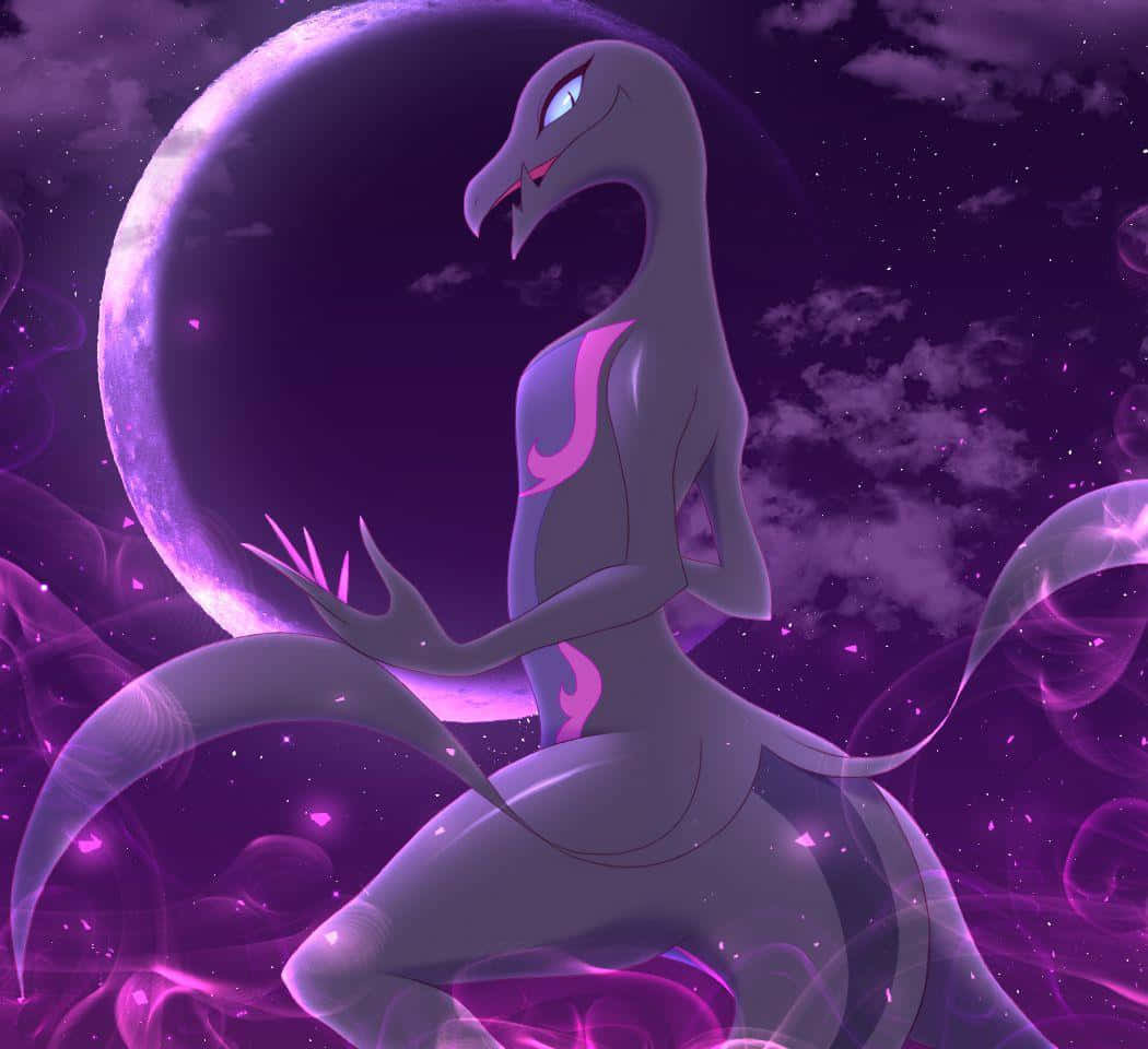 Pokémon Salazzle With Dark Sky Wallpaper