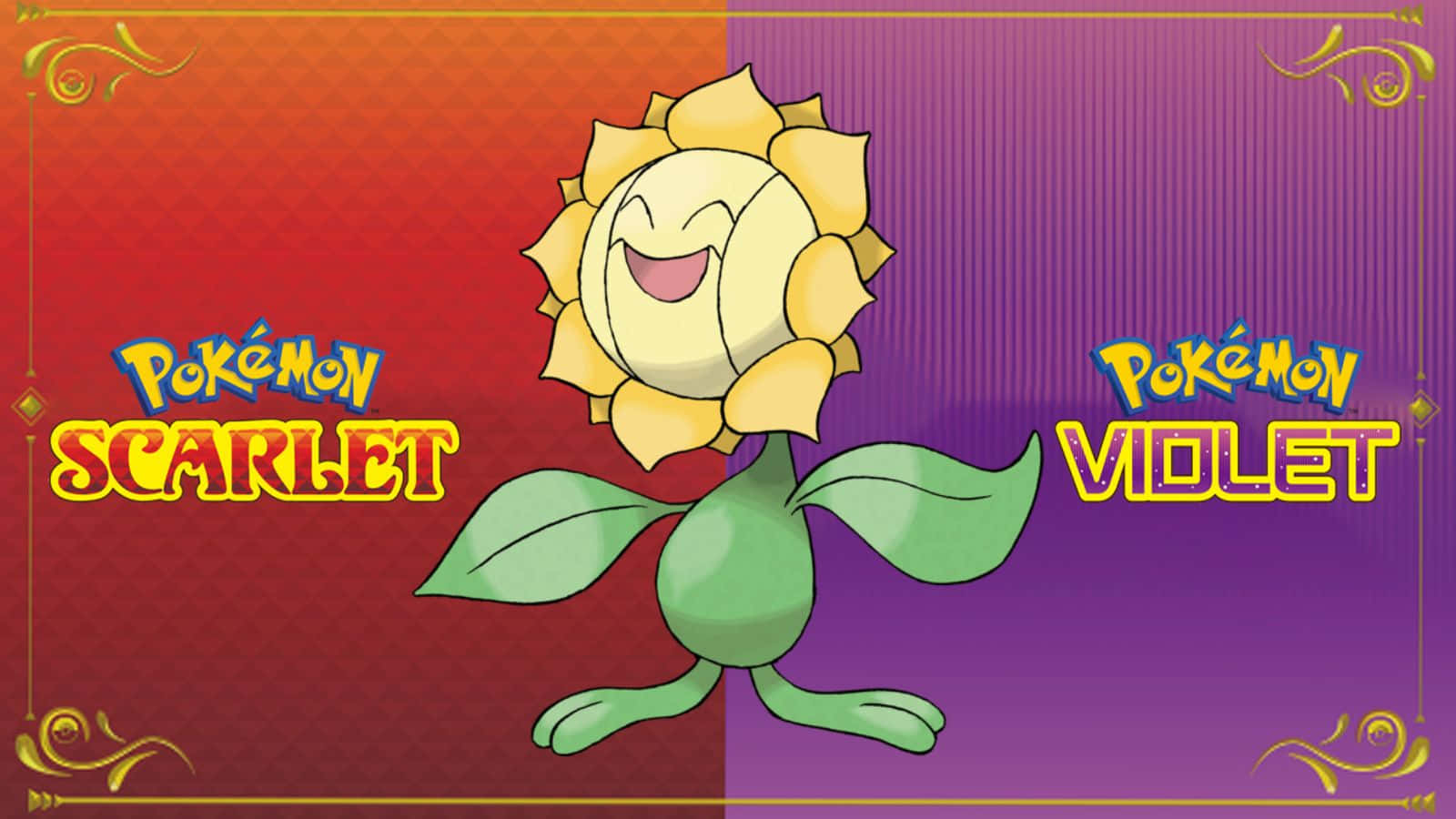 Pokemonescarlata Y Violeta Sunflora Fondo de pantalla