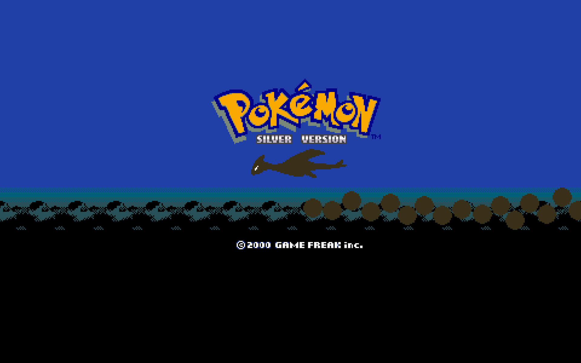 Pokemon Silver Version Title Screen Wallpaper