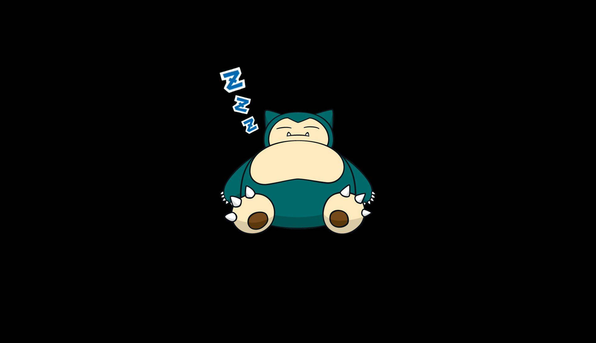 A Relaxing and Peaceful Moment in Kanto with Snorlax. Wallpaper