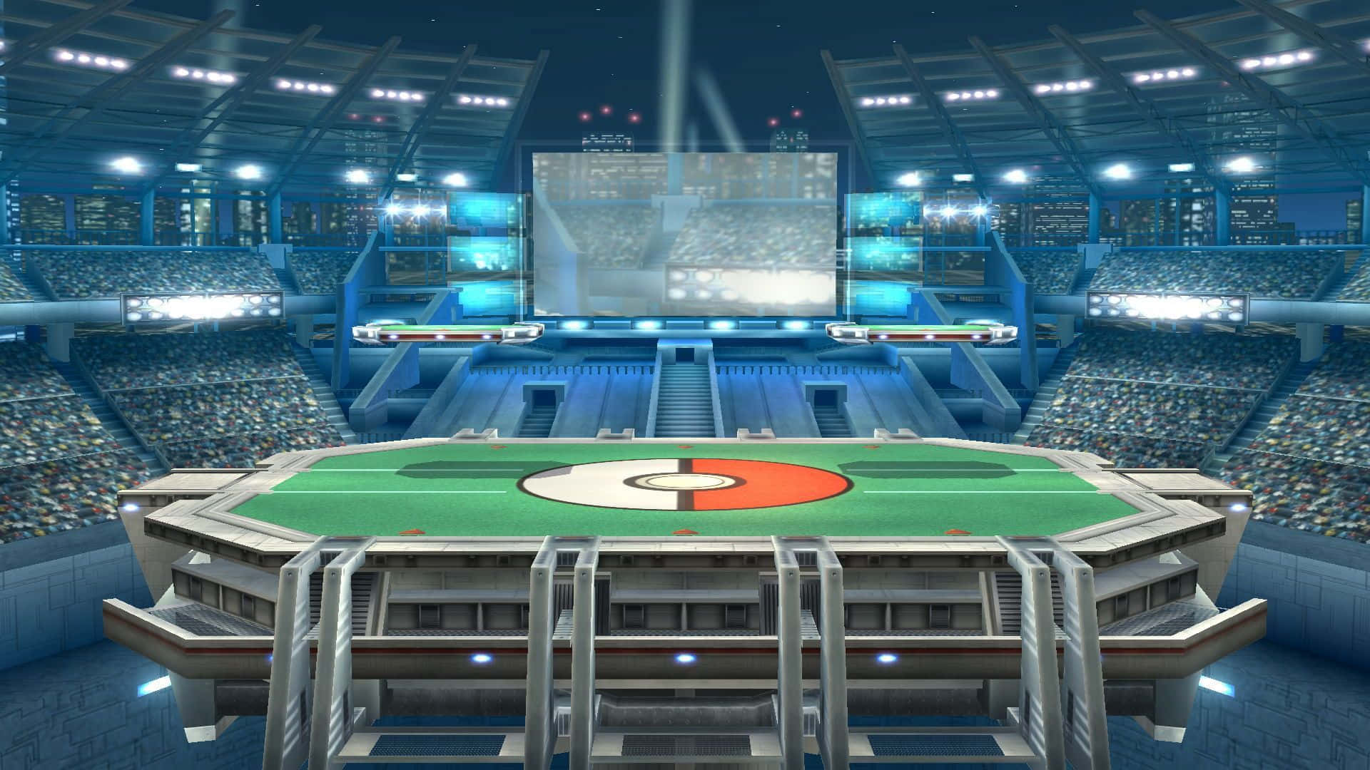 Enjoy intense battles in Pokemon Stadium! Wallpaper