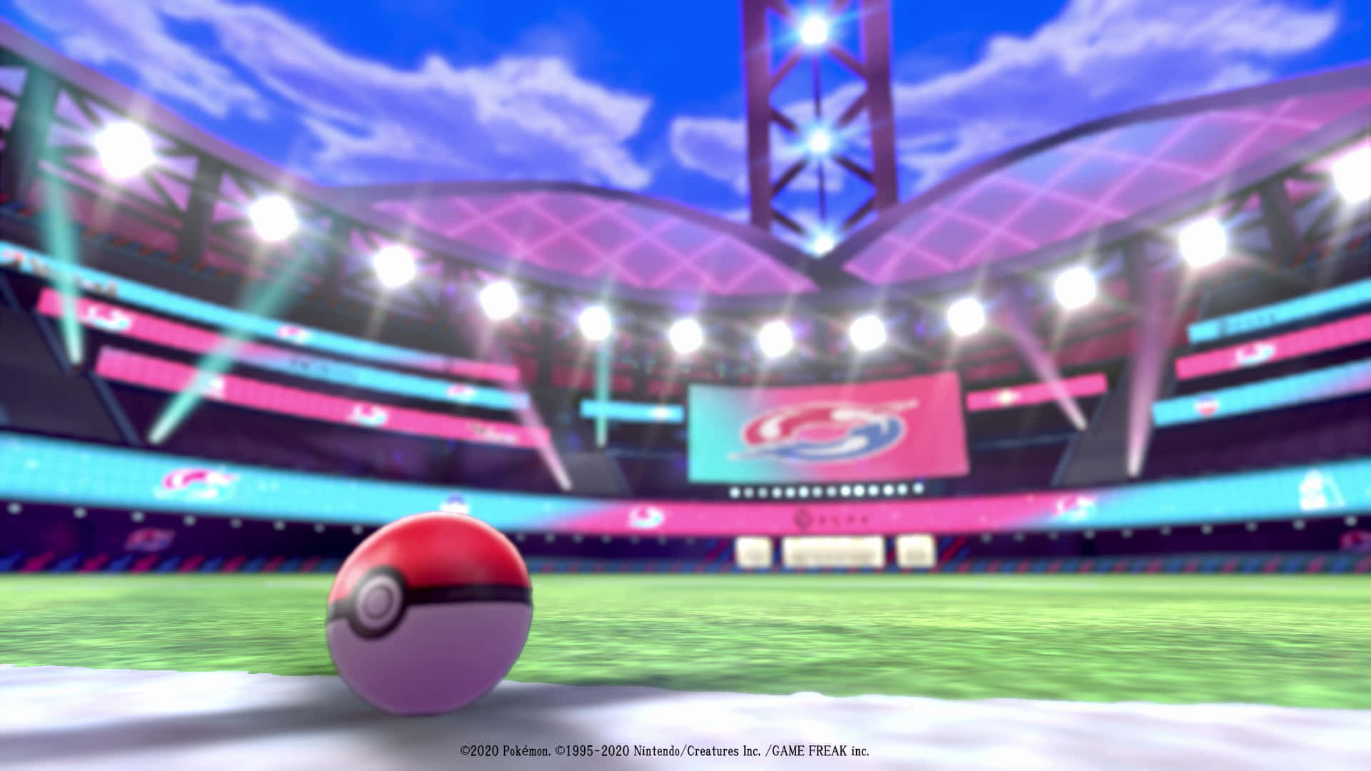 Enjoy the thrilling battles of Pokémon Stadium! Wallpaper