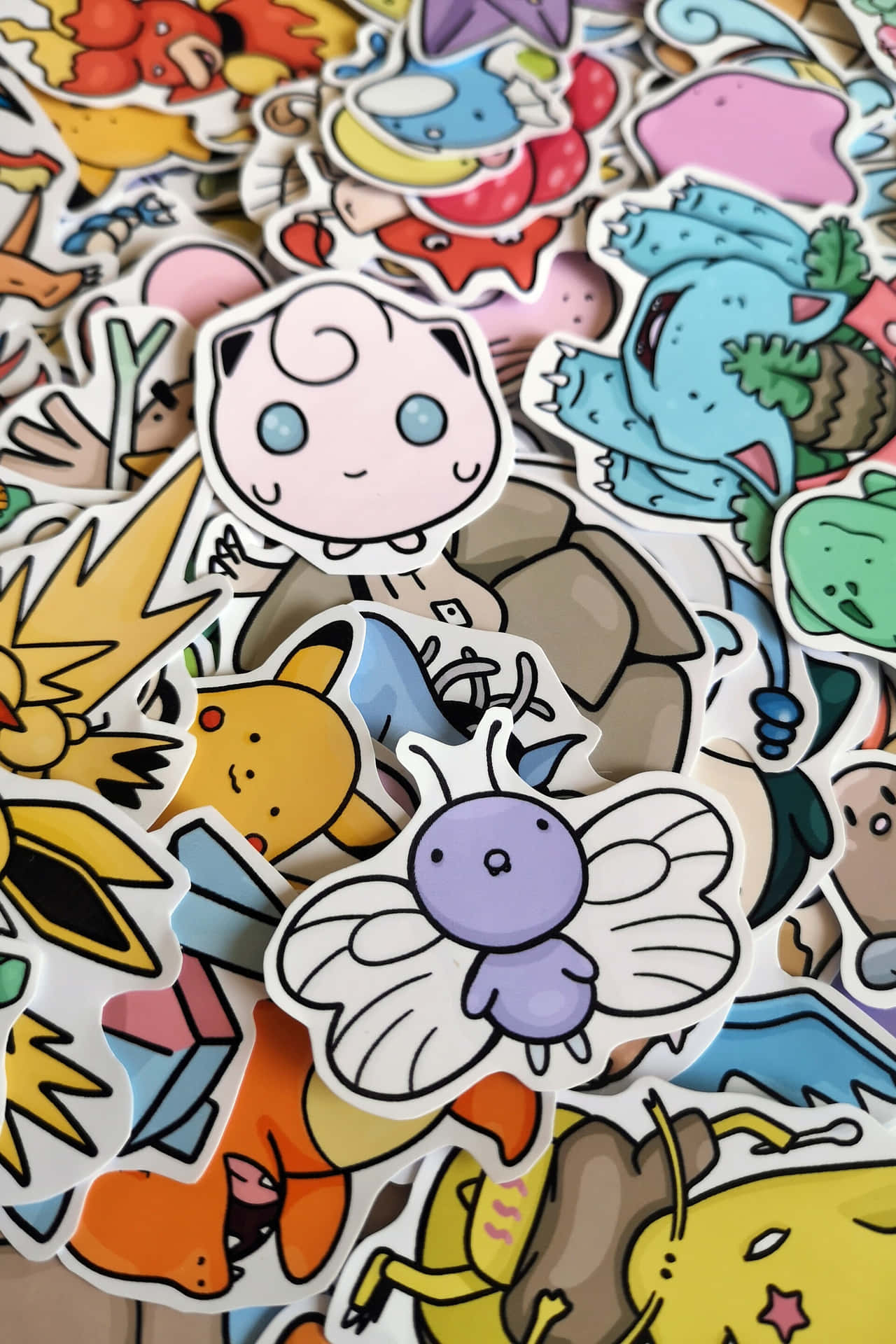 Pokemon Stickers 1920 X 2880 Wallpaper Wallpaper